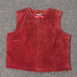 Stonebridge Red Suede Zip Front Vest Size 8 Vintage Boho Rust
Pinterest inspo v3